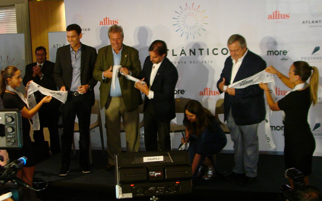 Inauguraron Atlántico Shopping destacando la seguridad que da invertir en Uruguay y Maldonado
